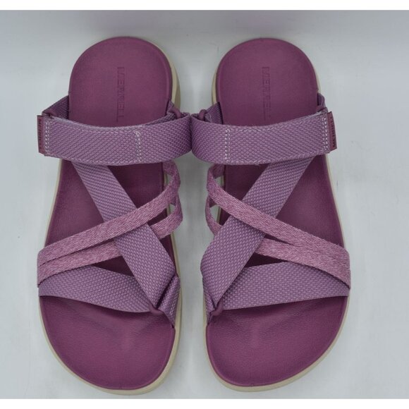 Merrell Womens Size 8 District 4 Mendi Mauve Open Toe Sandals Shoes - Picture 6 of 15